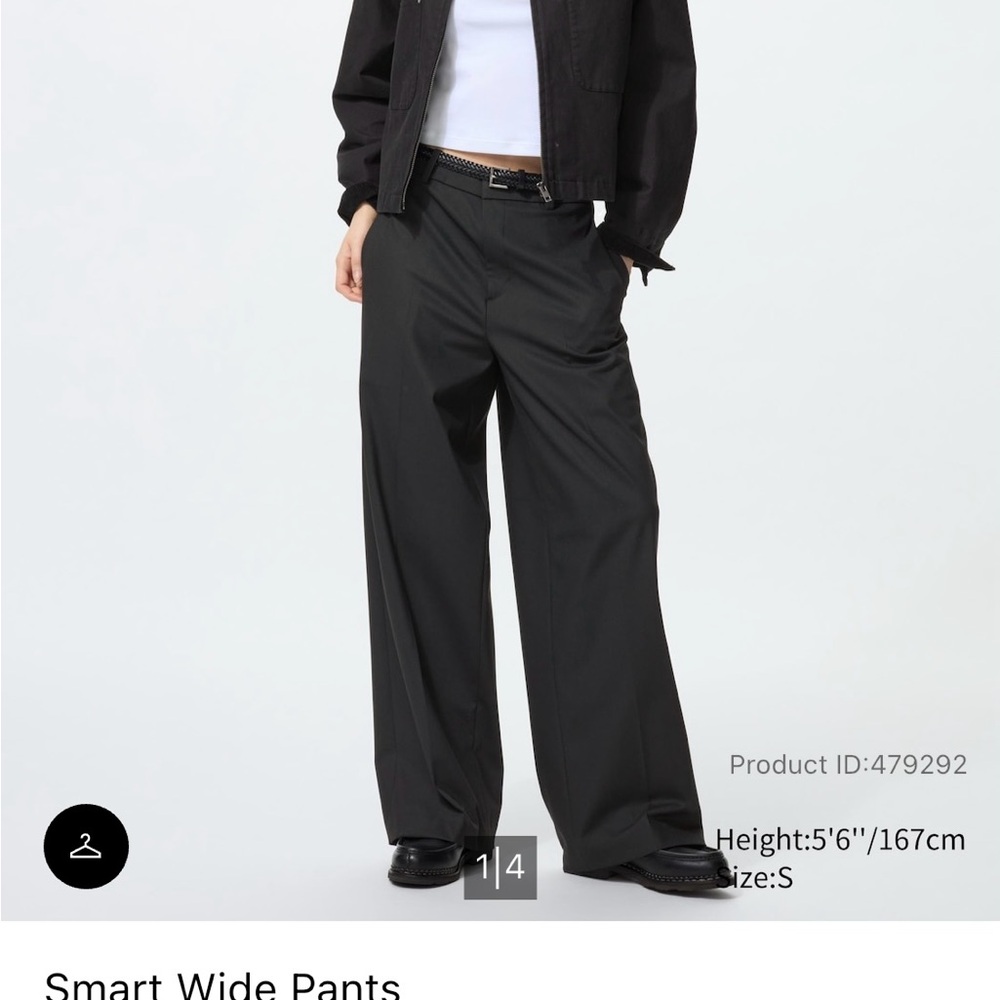 Uniqlo Smart Wide Pants - Picture 2 of 9